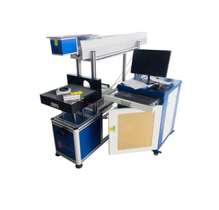 آلة الوسم بالليزر CO2 الديناميكية الكبيرة 600 × 600 مم 100 وات من الصين