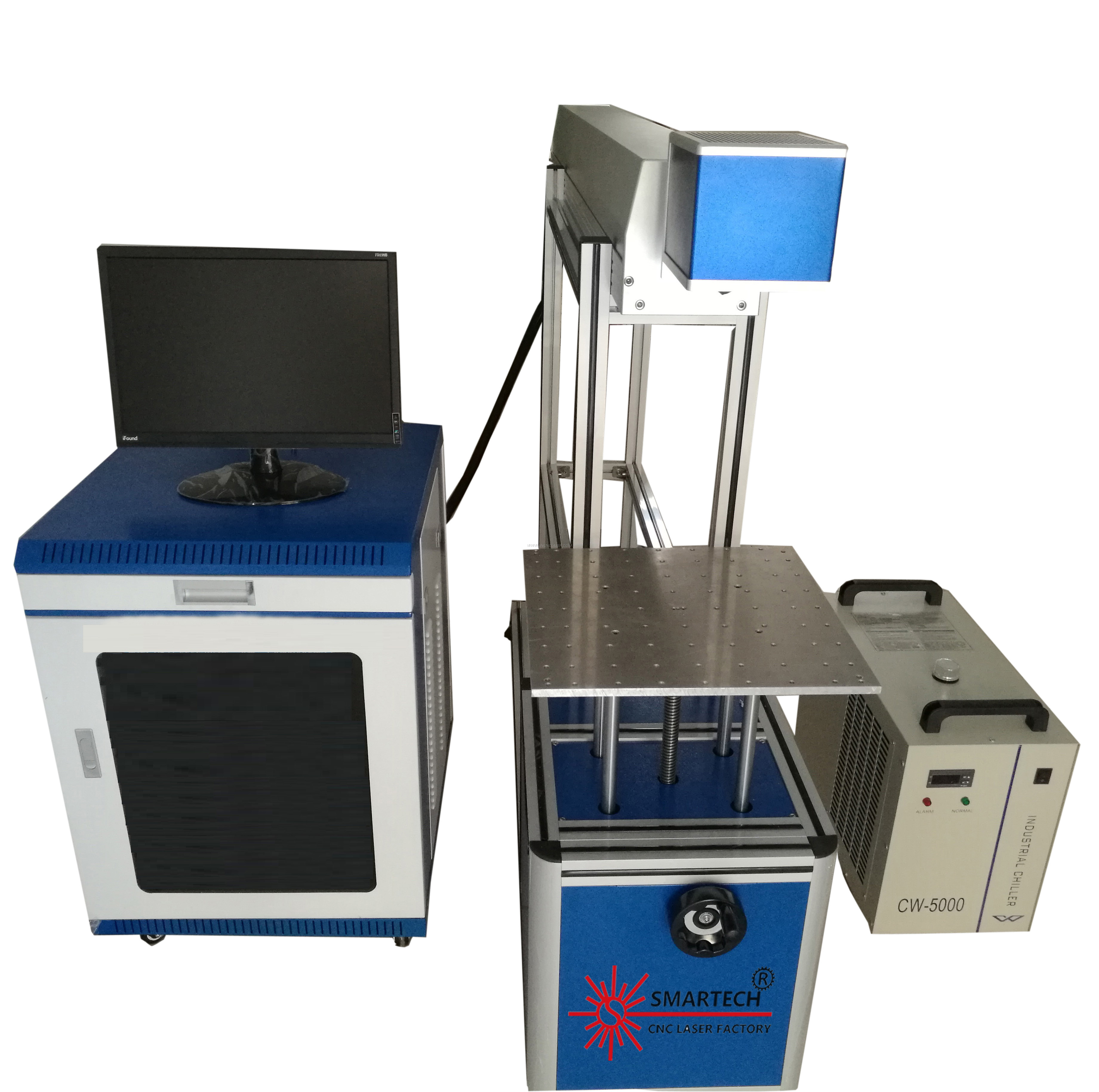 آلة الوسم بليزر ثاني أكسيد الكربون ذات التركيز الديناميكي ثلاثي الأبعاد مع CE FDA