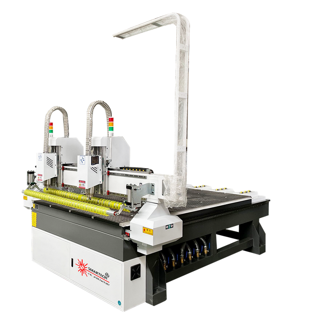 مغزل مزدوج 4*8 جهاز التوجيه باستخدام الحاسب الآلي مع مغزلين فرديين