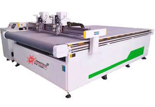 آلة قطع السكين المتأرجحة باستخدام الحاسب الآلي للجلود/حصيرة السيارة/السجاد/pvc